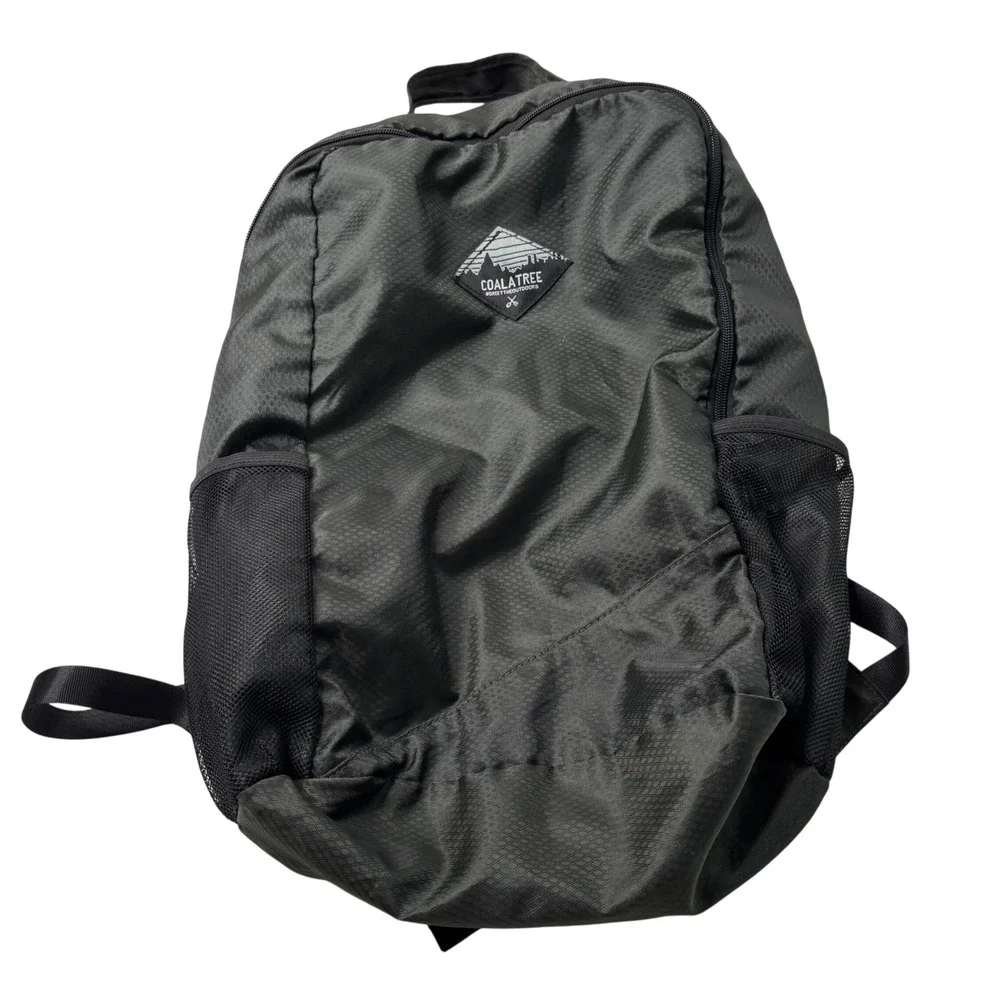 Coalatree Nomad Packable Backpack Gray Ripstop Hiking Travel Bag Gorpcore